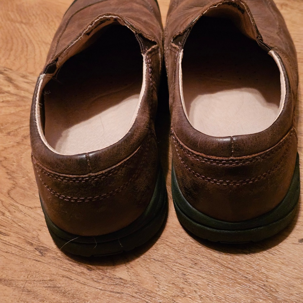 Keen Presidio II Brown Leather Slip On Loafers Mens 9.5 1459-TOBC - Picture 7 of 8